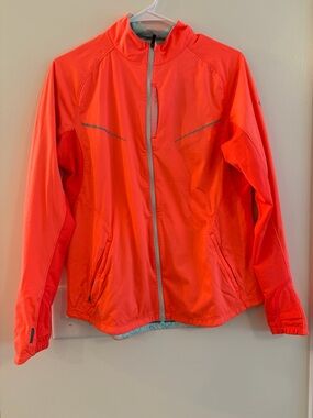 Women's Saucony Fleece Lined Zip-Up Running Jacket - Size Medium